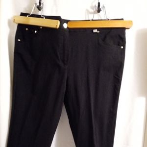 Ladies black dress stretch jeans